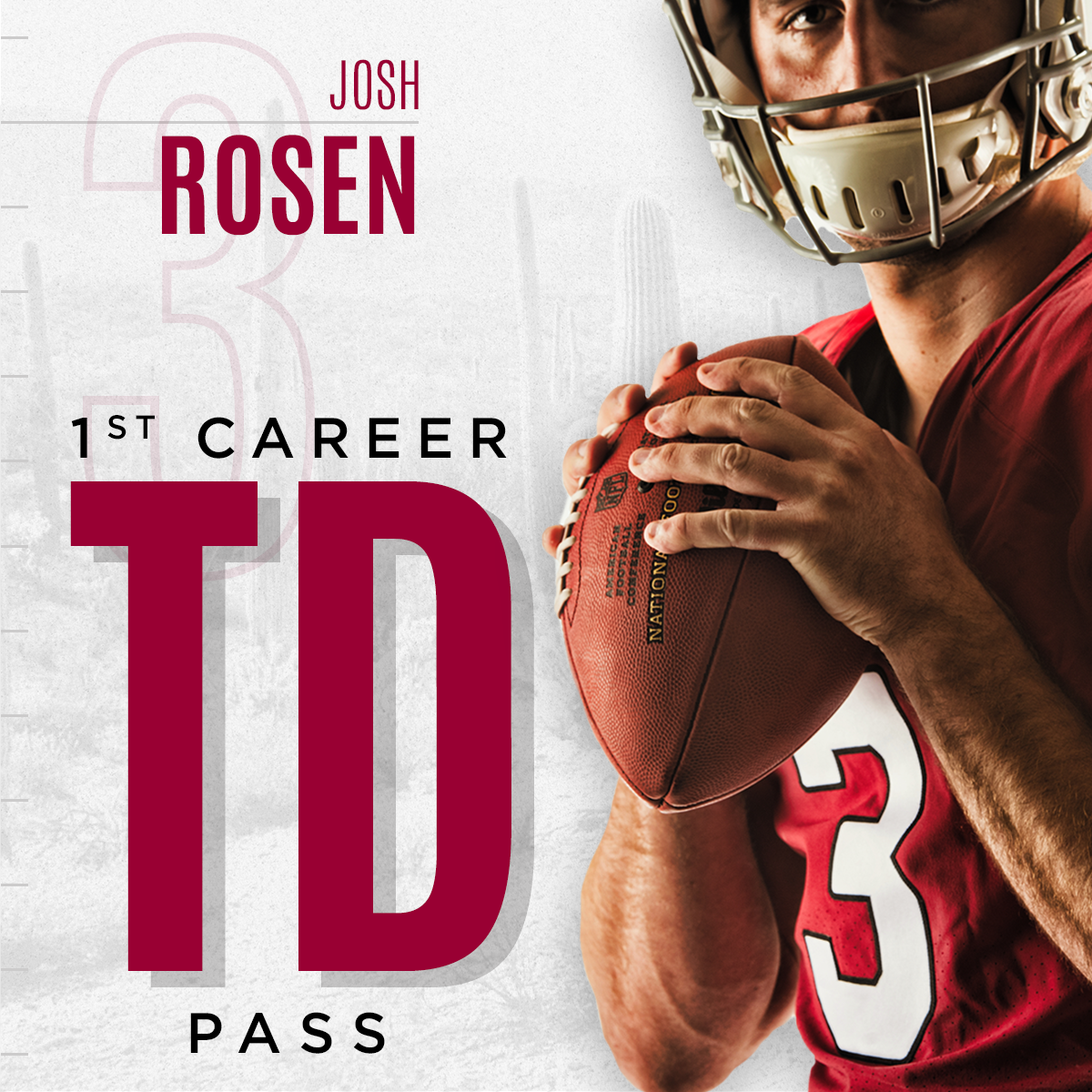 RT to congratulate <a href="/josh3rosen/">Josh Rosen</a> on his first @nfl TD pass.