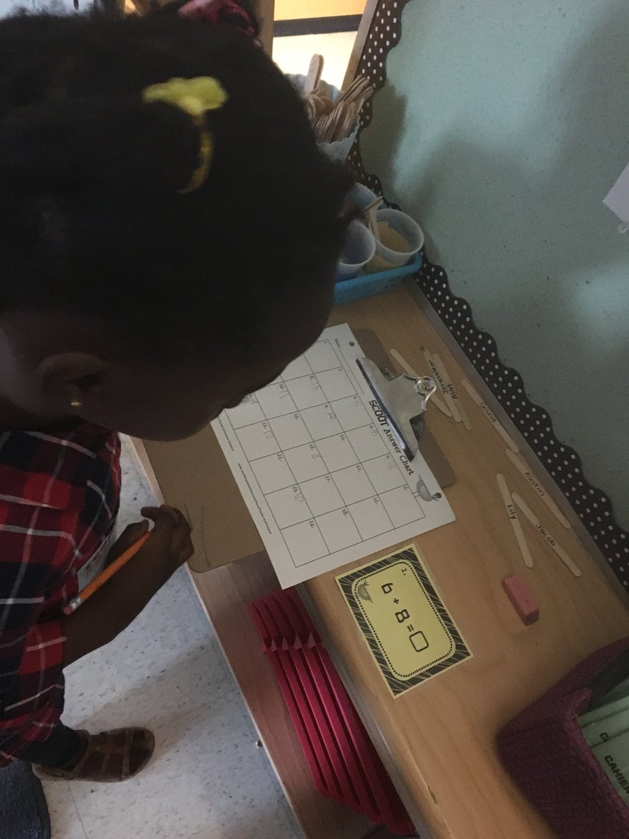 bamccarney's tweet image. Math centres! #mathscoot #rollthedice #dominoaddition