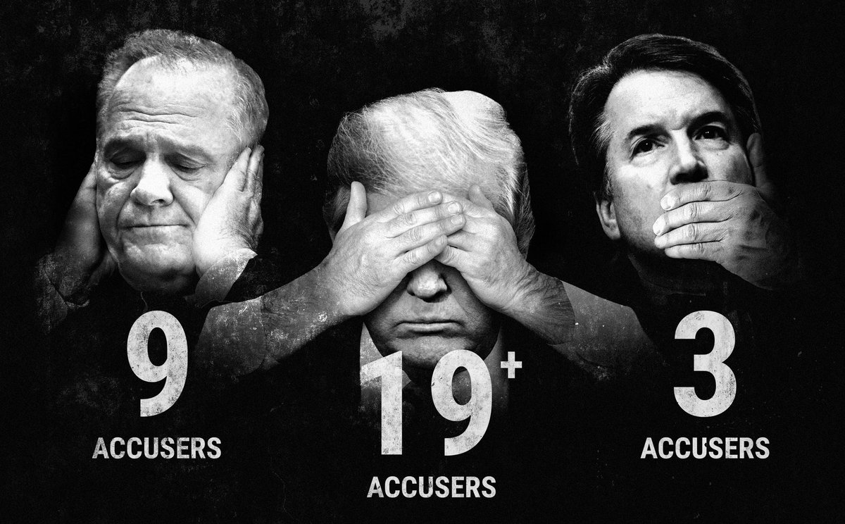 TwumpFaschion's tweet image. It’s not that complicated. Sex predators stick together. The #GOP has become a protection racket for monsters. 

#KavanaughIsGuilty