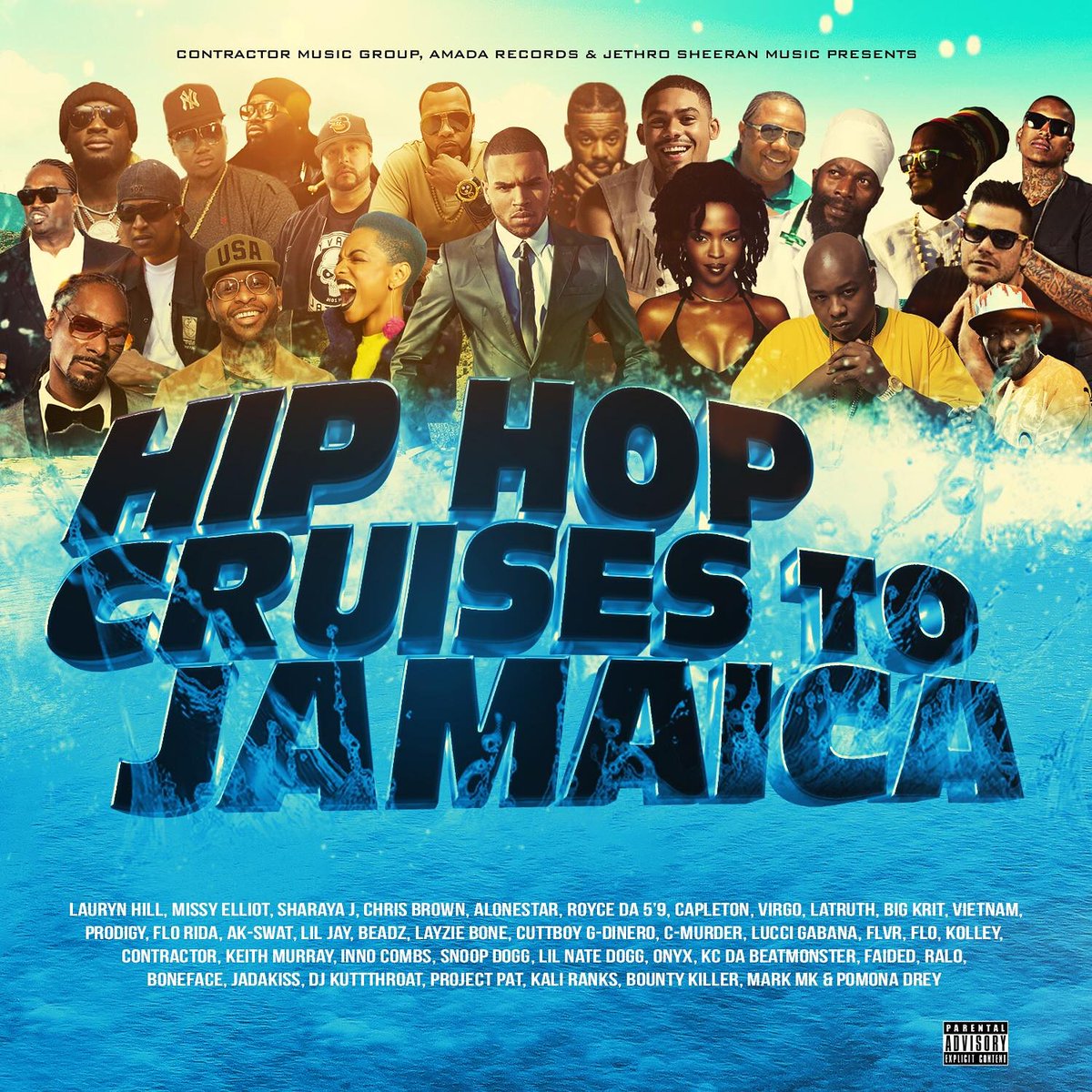 OfficialMarkMK's tweet photo. Very cool to be featured on this album along with many other great artist it comes out in Oct. #Hiphopcruisestojamaica #MarkMK https://t.co/kColKFuo7Y