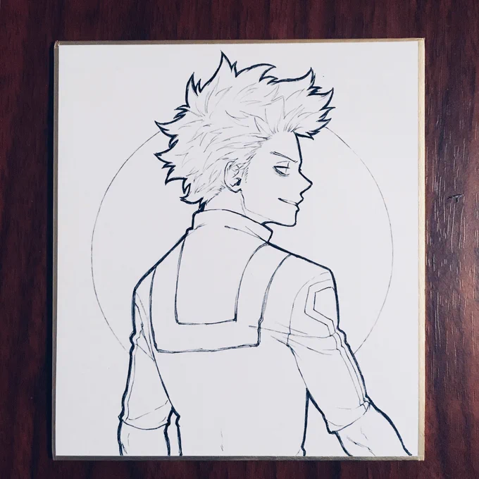 I can't decide..
Should I colour this one or make it black and white? 