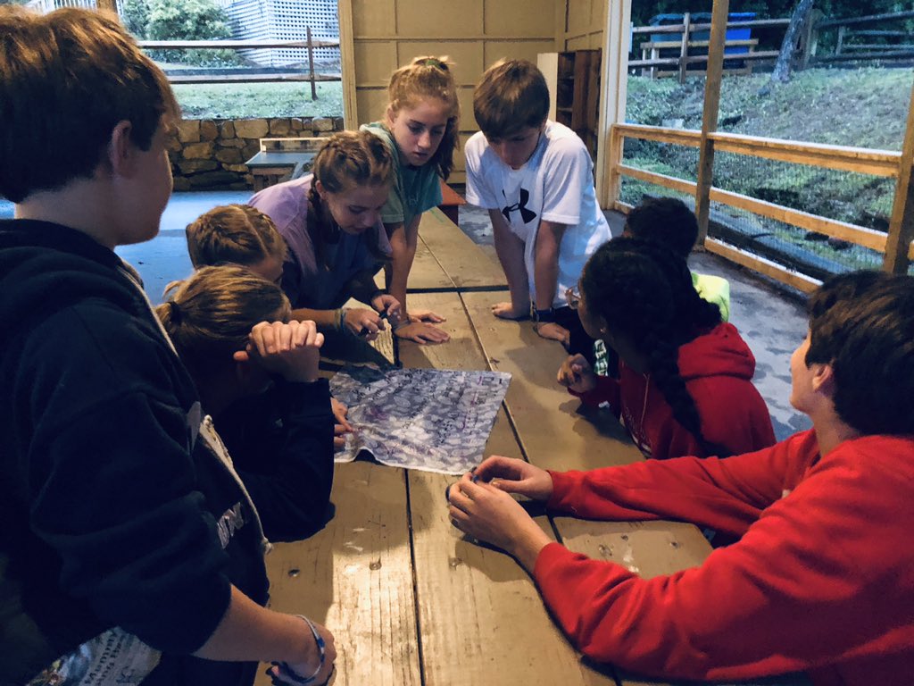 TrescaJulie's tweet photo. Signing our Full Value Contract before we head into the woods tomorrow morning. #TrinityExplores https://t.co/YuCz7Bu59v