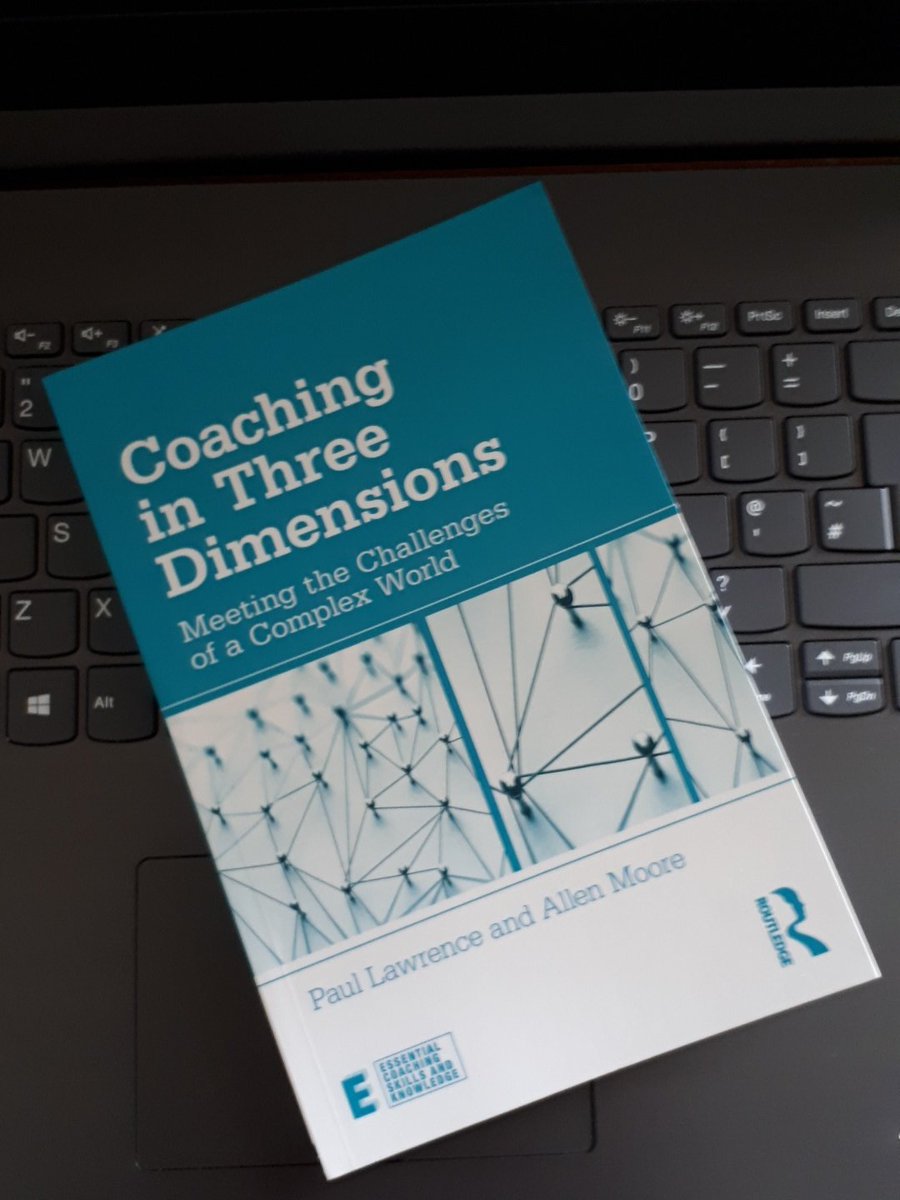 stephenpalmer's tweet photo. My thanks to #PaulLawrence & #AllenMoore for co-authoring a great book on #CoachingInThreeDimensions in our Essential #Coaching Skills & Knowledge series published by #Routledge. https://t.co/Ob7PkWydR2