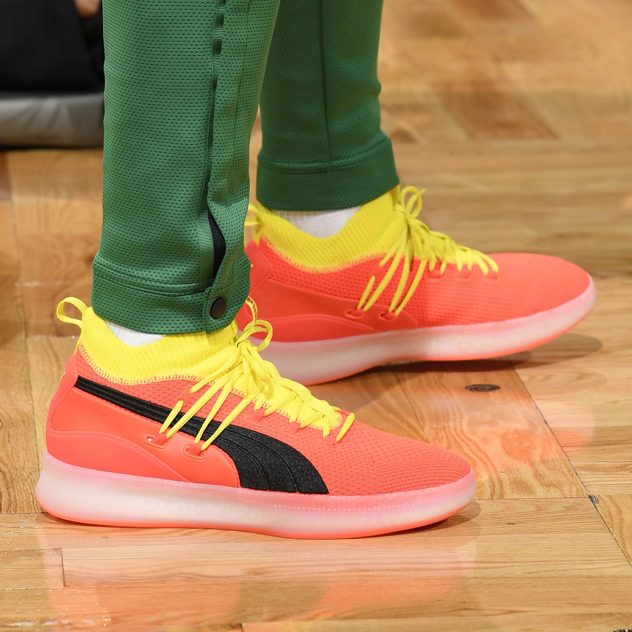 puma clyde court orange