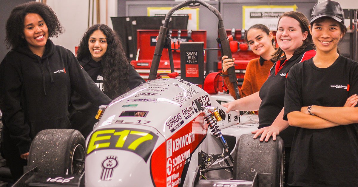 Swinburne's tweet photo. Read more about the women driving Team Swinburne: https://t.co/RFvc8DnXbQ https://t.co/pB38BHPmaZ