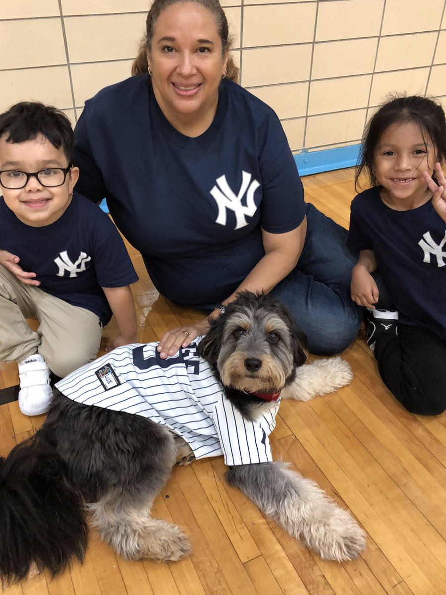 Celebrating Sports Day with my some of my family members! Go Yankees! #ComfortDogNYC #ps145