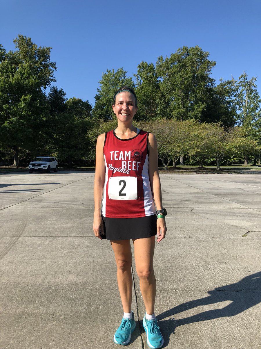 klsruns's tweet photo. First female and second overall today at the Vet Girls Rock 5k! #beeffuelsme @NortheastBeef @teambeefusa https://t.co/NBOKd3xZpJ
