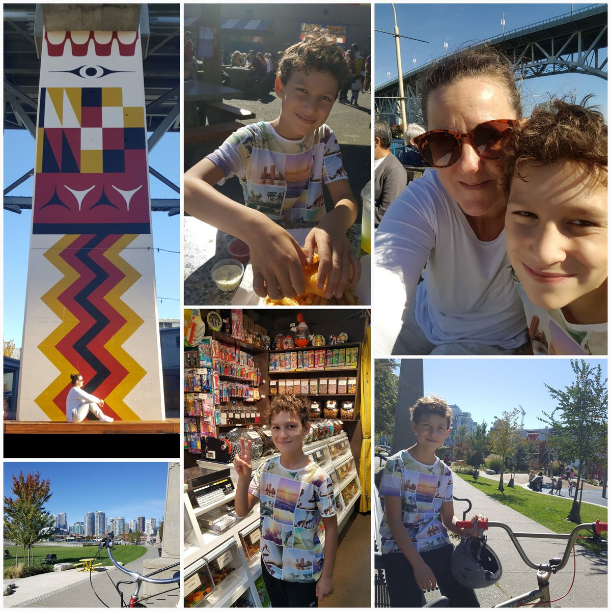 IsabelleBottin's tweet photo. Great Fall Day for a bike ride love these days 🍁🍁🌻🍁#granvilleisland #seawall #vancity #bikeride #family https://t.co/wh9sPWSLL9