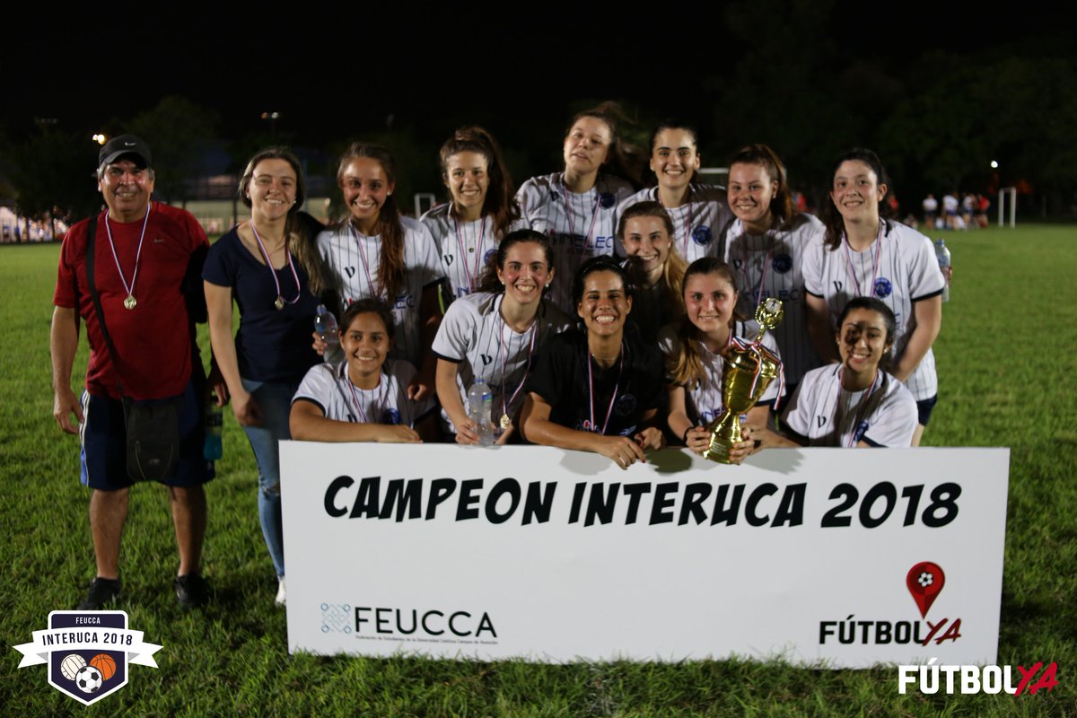 feuccapy's tweet photo. 🏆⚽😂 ¡CyT FEMENINO CAMPEÓN! | Las chicas del equipo femenino de CyT salieron campeonas en la categoría de Fútbol de Campo.
#interuca #feucca #futbol https://t.co/YLgGtZXx4W