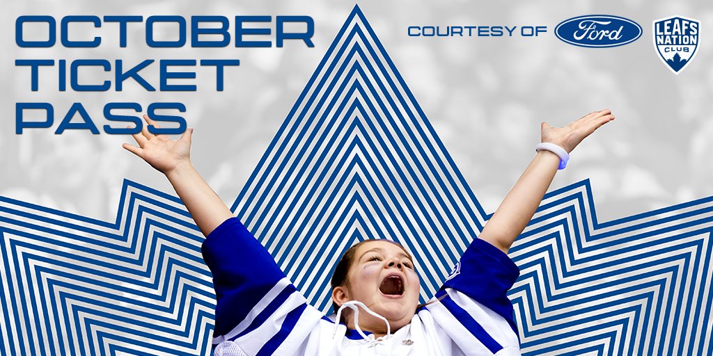 MapleLeafs's tweet photo. It's your last chance to win your way in to every Leafs home game in October courtesy of @FordCanada!

Enter tonight for the chance to be part of the excitement for the first month of the season >> https://t.co/ILRER3Pvgs https://t.co/zCE7pN1GRN