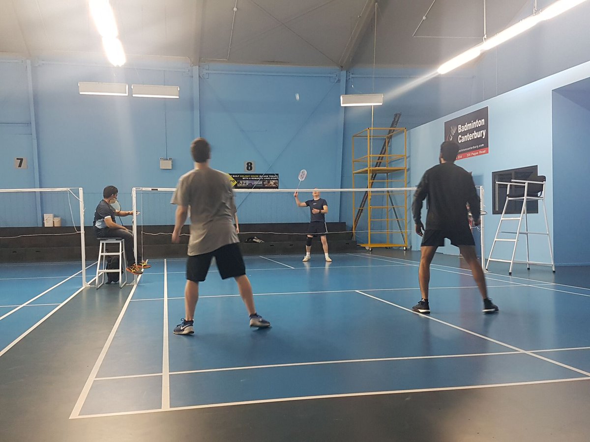 TheITTeam's tweet photo. Here's some of the team making a racket, and putting the "bad" into badminton! Thanks to our friends at Canterbury Badminton for the excellent venue! https://t.co/WzujVWXWBr