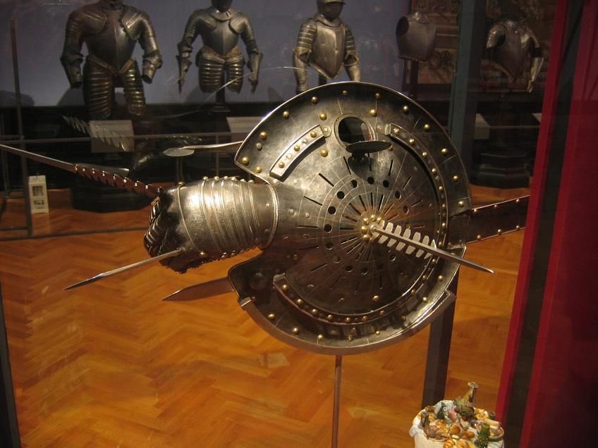 walrusweaponry's tweet photo. Talk about a KNIGHT light!!! During the Italian Renaissance the Lauren sheild was invented for dimly lit combat. Some of the more ornate examples can be seen at the Kunsthistorisches Museum in Vienna. #HIS125005F18 #armed2theteeth https://t.co/Np1azqOj5z