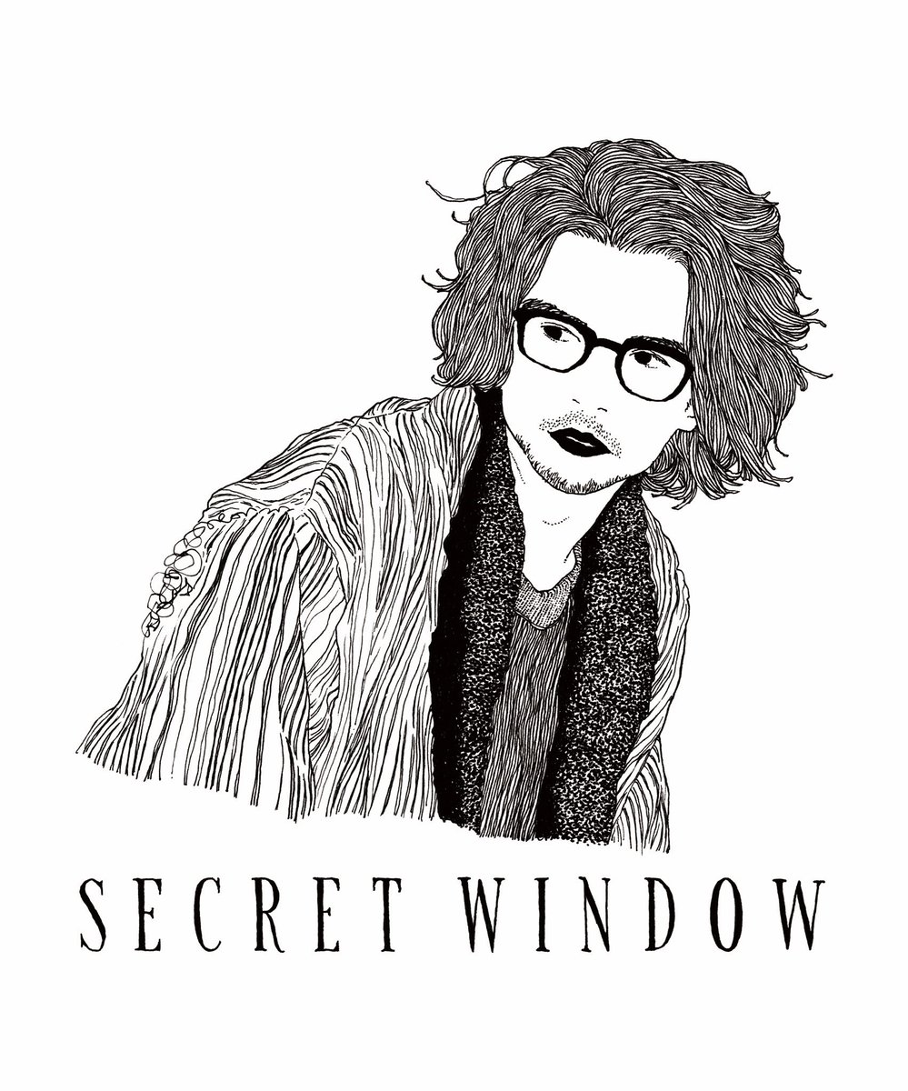 Atuyikazirom Johnny Depp Secret Window Illustration Artwork Drawing Secretwindow Johnnydepp Stephenking Film Gallery Lineart Portrait Artgallery Modernart Fashionillustration 일러스트 아트 イラスト ファッション