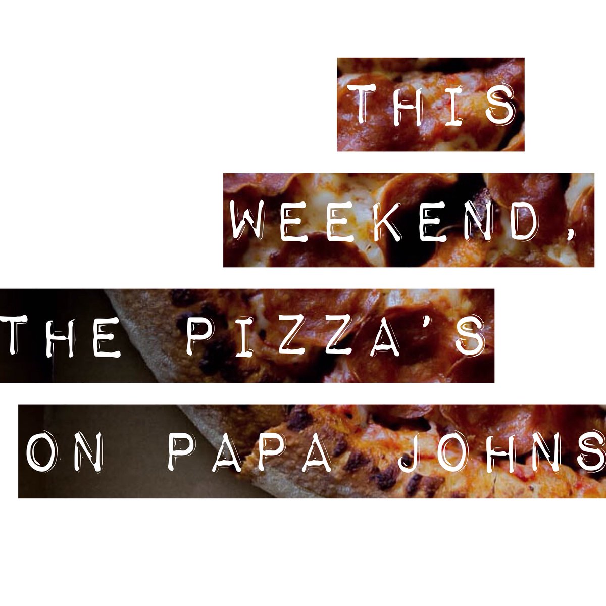 Weekend get away from you? You’ve still got time to take advantage of <a href="/PapaJohns/">Papa Johns</a> BETTERTOGETHER deal, to get a FREE one topping when you spend $12 via the app.  Use the link ooh.li/8b84700, and you’re good to go! #sponsored #bettertogether #papajohns