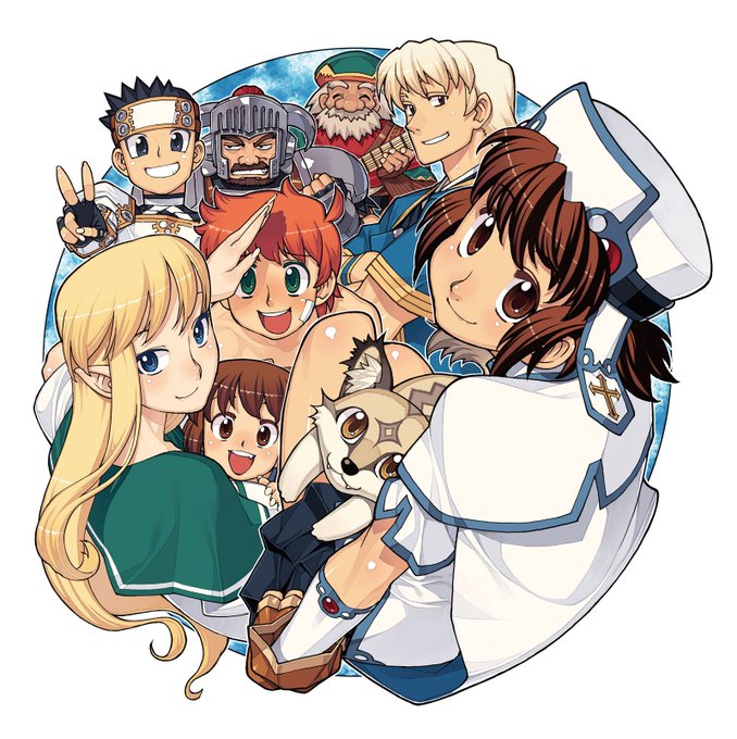 過去の仕事絵貼り 2007年7月のソード・ワールドRPG へっぽこーずドラマCDジャケット 昔はイラストレーターだったので今よりカラーがうまくいってる気がする。 ペインターかSAIどっちで作業してたかな～多分SAIか? 