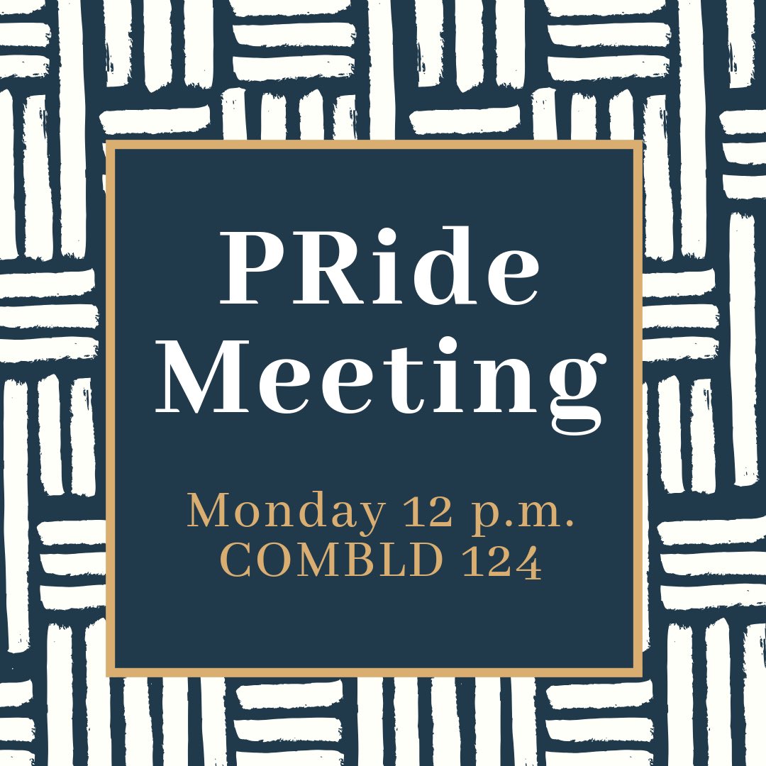 UNA_PR's tweet photo. PRide meeting tomorrow! Bring dues ($100) if you want to join. Payments must be made by Oct. 15. https://t.co/we5afCG2bq