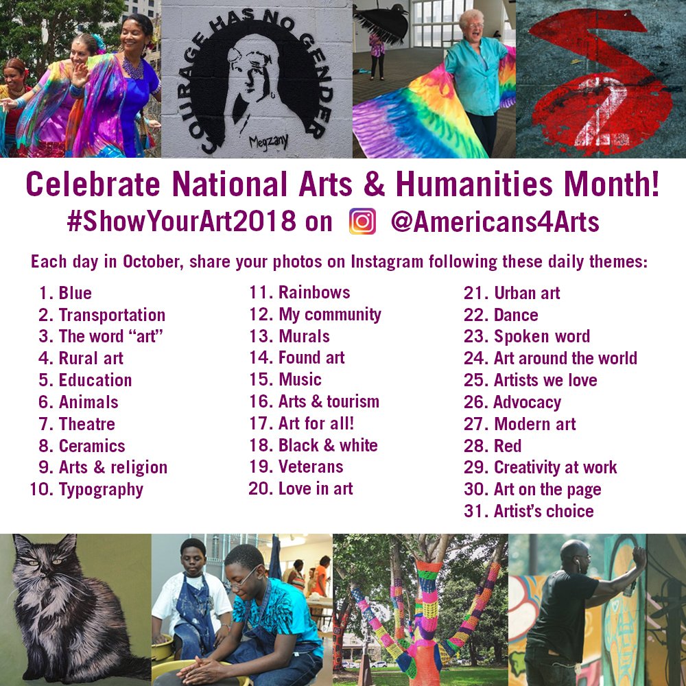 The posts'll come out ... tomorrow!
Bet your bottom dollar that tomorrow ...
There'll be FUN

#ShowYourArt2018 #NAHM