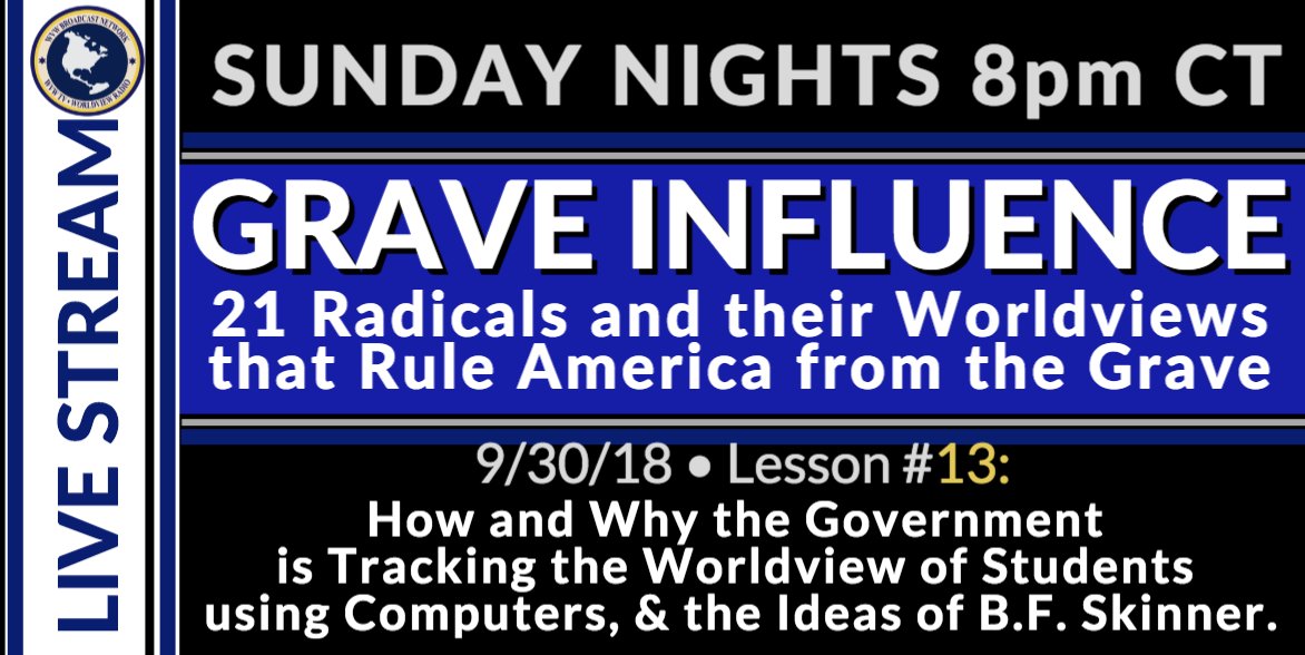 crazyjmom's tweet photo. ➡️ Don't miss Grave Influence, Lesson #13! ⬅️ 
Live stream starts in 15 minutes! 
Text WVW to 88202 for link and reminder!
#BFSkinner #tracking #governmenttracking #computertracking
#WVWLive #GraveInfluence #livestream @WVWOnline https://t.co/nfR5BbEnIn