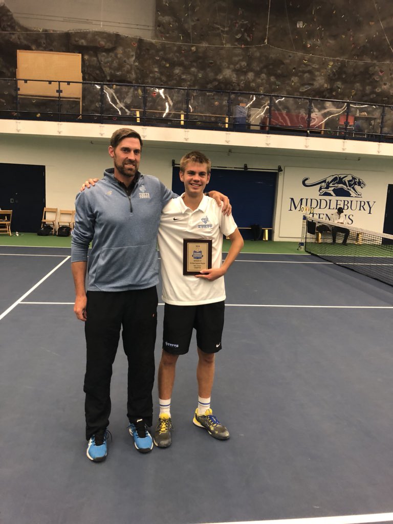 TuftsMensTennis's tweet image. Boris Sorkin wins the New England ITA Regional!!!! #fruitninja #russianrocket
