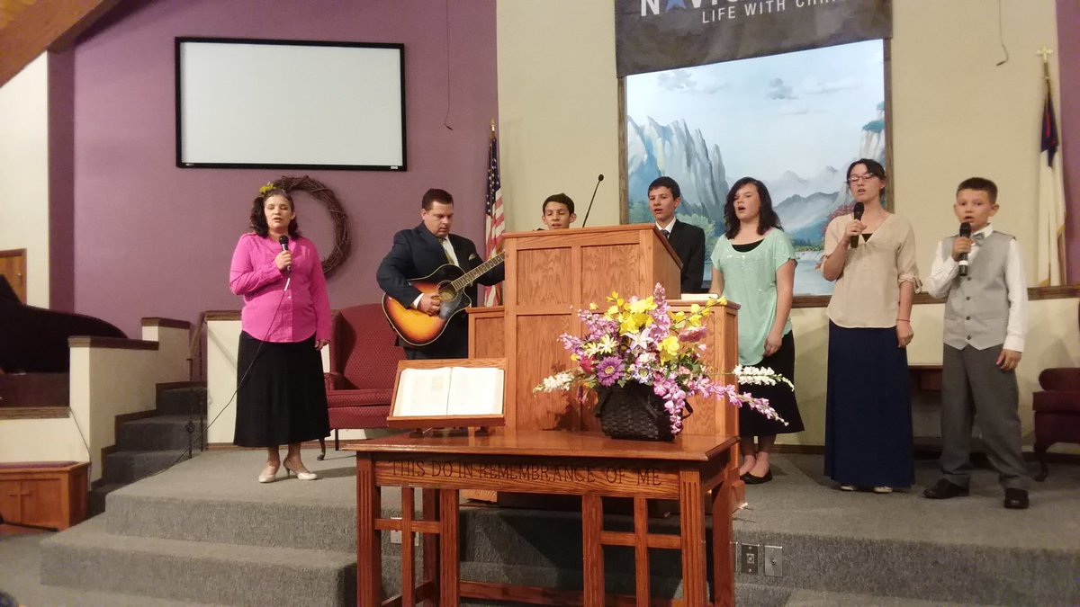 What a great weekend at church! We had Evangelist Steven Livingston preach and his family sing. 4 souls saved and altars full. God is good!