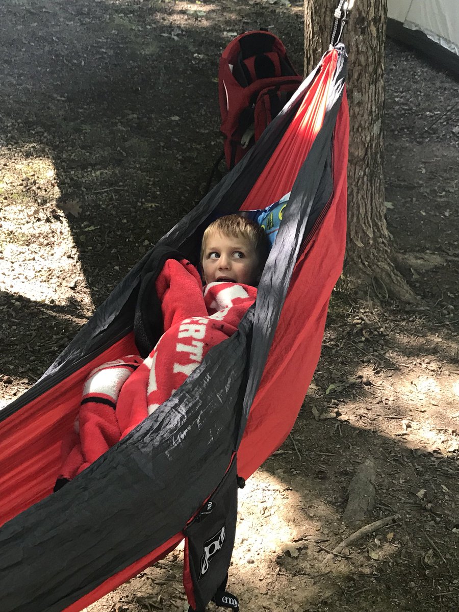 Mrs_Garin's tweet photo. Caden and Benny’s first camping trip! The state park, weather, the company were all perfect! This is just the beginning of many more trips to come. #allthecreatures #boymom #kidsoutside #BeanOutsider #LLBeanContest18 @LLBean @drdiphd89 https://t.co/mwS56t3uVx