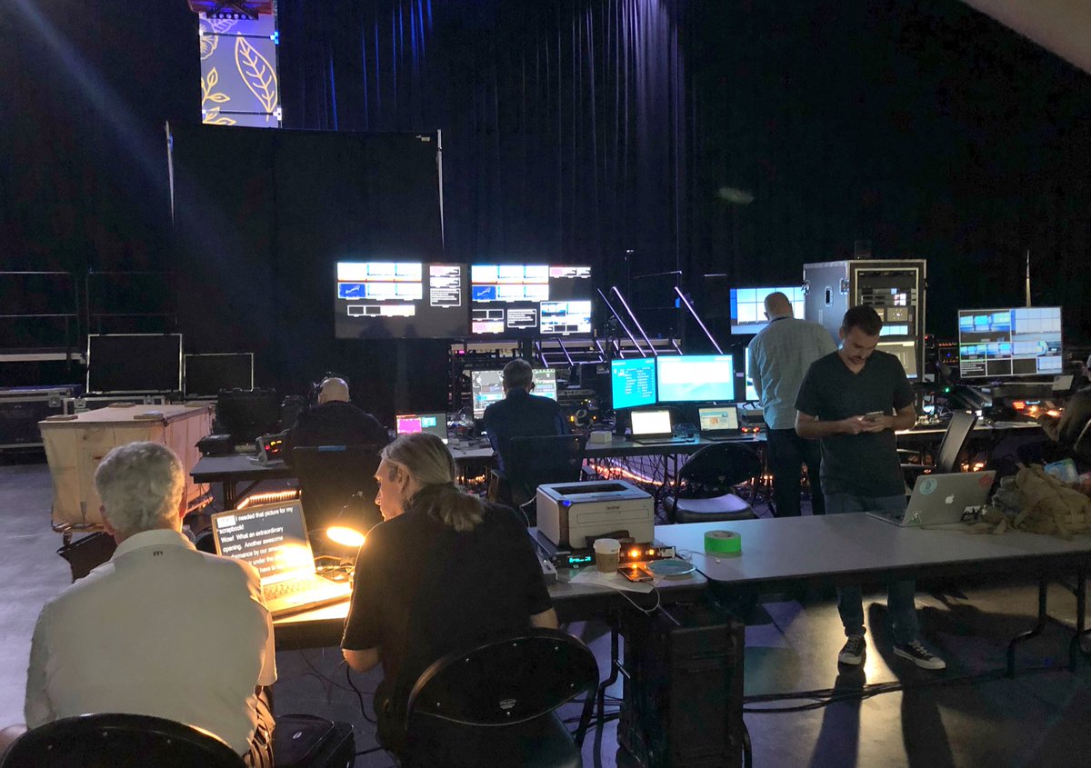 sharphealthcare's tweet image. We’re behind the scenes, getting ready for #AllStaff18! We can’t wait to see all of the smiling faces tomorrow, and are honored to celebrate our everyday heroes that make #TheSharpExperience possible.