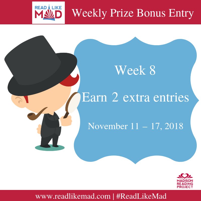 MadReadProject's tweet image. Head over to our Instagram page (instagram.com/readlikemad/ ) to find out how you can earn 2 extra entries this week.

💓Read Like Mad logo &amp;amp; character designed by: @PopDotAgency

#ReadLikeMad #ReadLikeMadPrize #MadisonReadingProject #ReadingGame #Prizes #Fundraiser