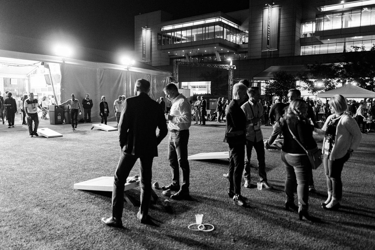 MGMA's tweet photo. Glow in the Park was amazing! Thank you, everyone for attending and making this a great end to our first day of #MGMA18Annual @lawnond https://t.co/YD9ZUQbIaS