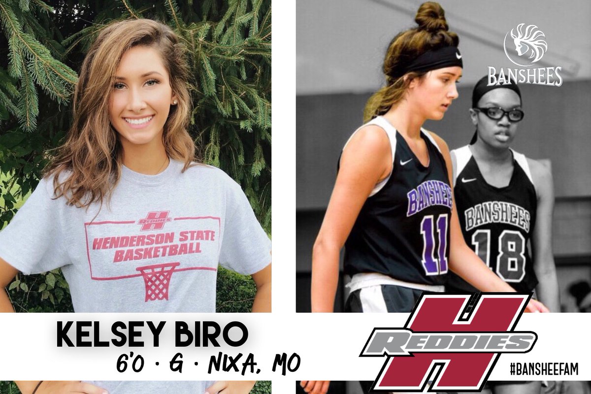 Bansheefam's tweet photo. Super excited for 2019 Nixa, MO, G @BiroKelsey as she commits to @Reddies_WBB and @Coach_JThomas Super happy for you! Reddies getting a winner! #bansbeefam https://t.co/kcgGWiu7Dy