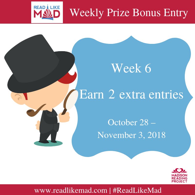 MadReadProject's tweet image. Head over to our Instagram page (instagram.com/readlikemad/ ) to find out how you can earn 2 extra entries this week.

💓Read Like Mad logo &amp;amp; character designed by: @PopDotAgency

#ReadLikeMad #ReadLikeMadPrize #MadisonReadingProject #ReadingGame #Prizes #Fundraiser