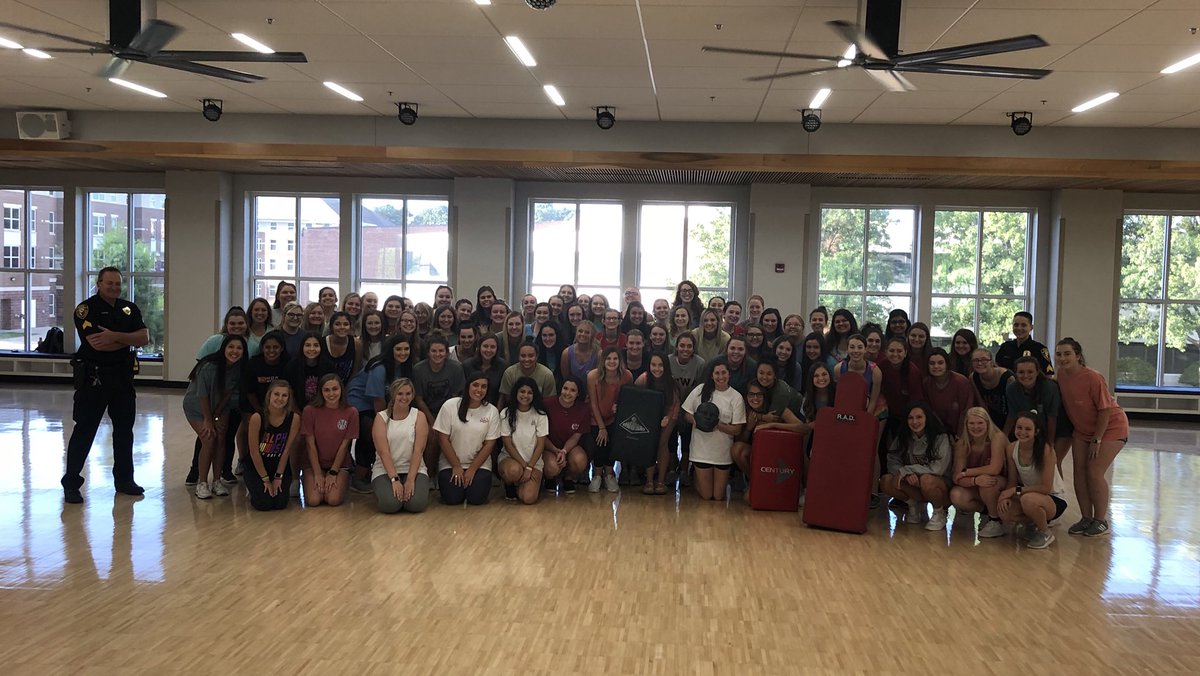 We had a great self defense class with the <a href="/alphasigUCA/">Alpha Sigma Alpha</a> girls tonight!