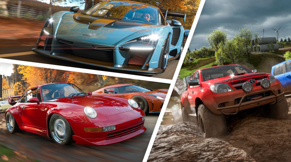 VulcanTire's tweet photo. Who’s excited for the Forza Horizon 4 release? Race in real-time season changes with almost 1,000 vehicles to choose from! Awesome. #ForzaHorizon4 #October2nd #Xbox https://t.co/2co4CseqGm