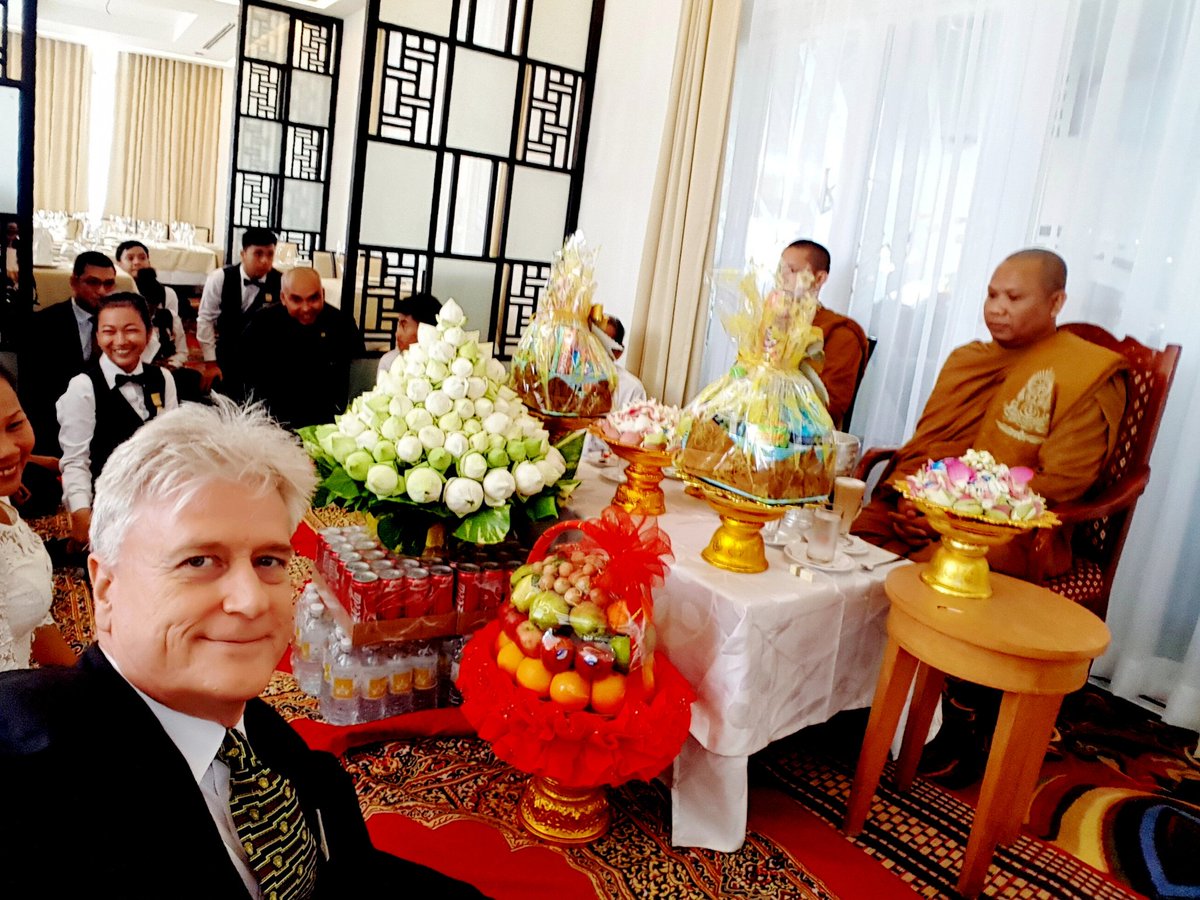 hotelcambodiana's tweet photo. Opening blessing of our renovated Restaurant L'Amboise. #PhnomPenh #Cambidia https://t.co/RJzrDJ5g9S