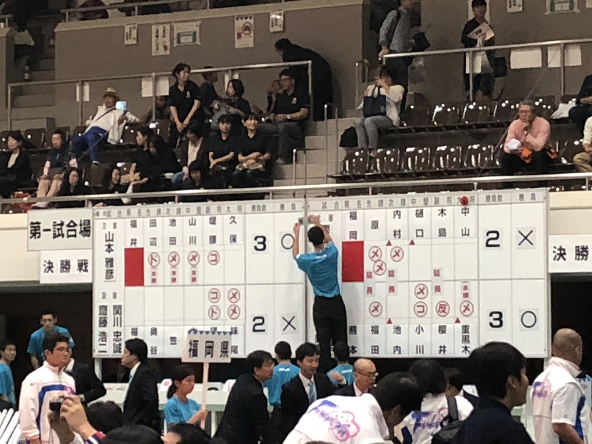 全日本武道具センター 剣道 on Twitter "【速報】 福井しあわせ元気国体剣道 福井県武道館にて 青年男子