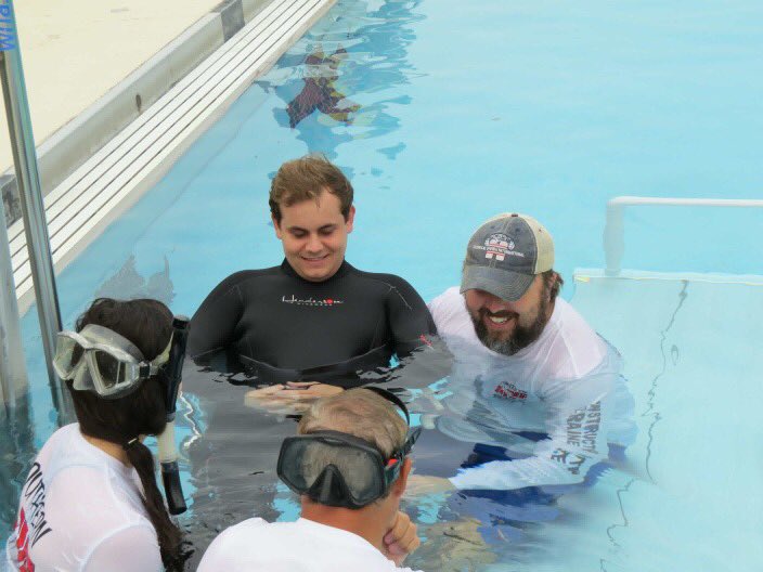 What an amazing experience today! #adaptivediving #scubility #sdi
