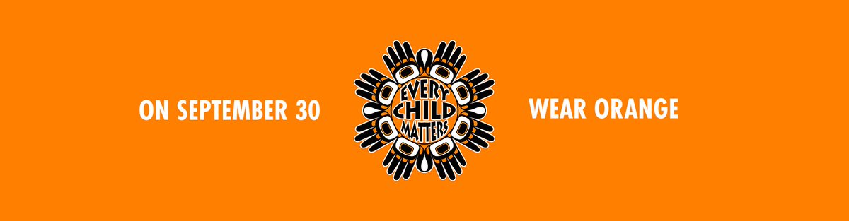 September 30th is Orange Shirt Day. By wearing orange we stand with Phyllis and all residential school survivors. Reconciliation must be built on a foundation of truth, and acknowledgement that those truths have been heard. #orangeshirtday