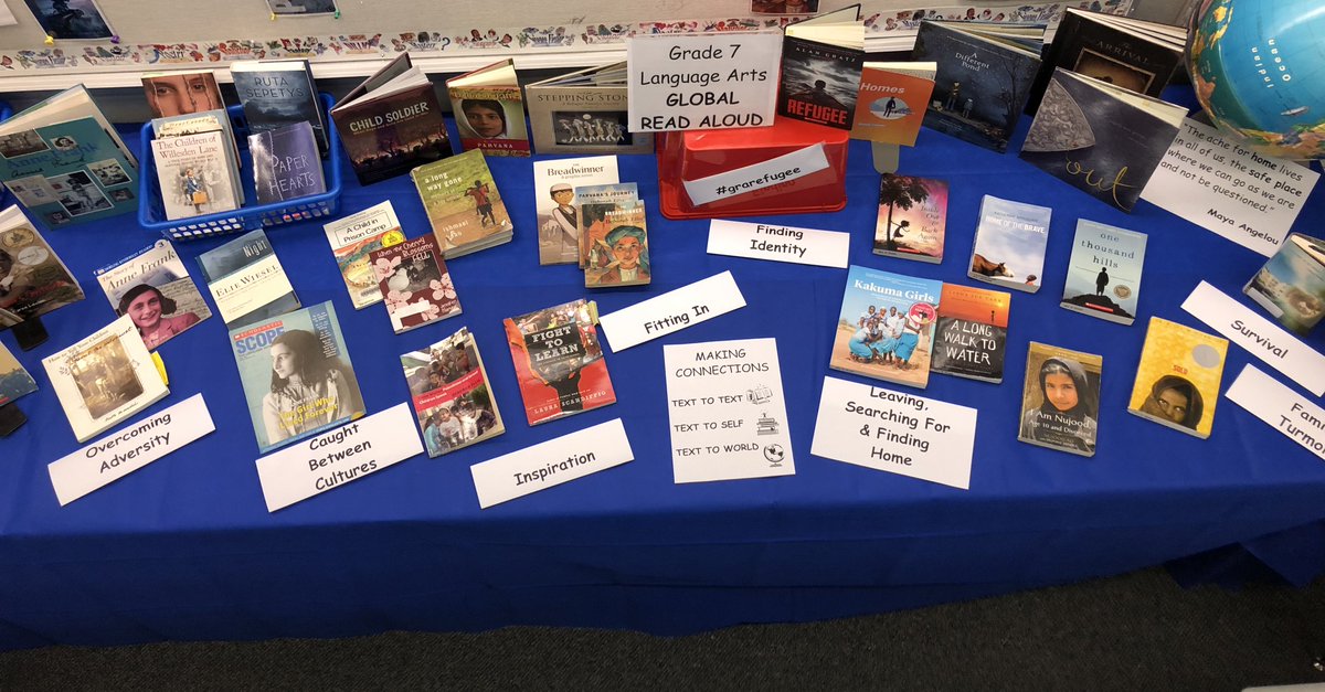 sgosse9's tweet image. Ready for the #GRA18 #grarefugee start tomorrow!  #multipletexts #textconnections #mentortexts #shelfietalk