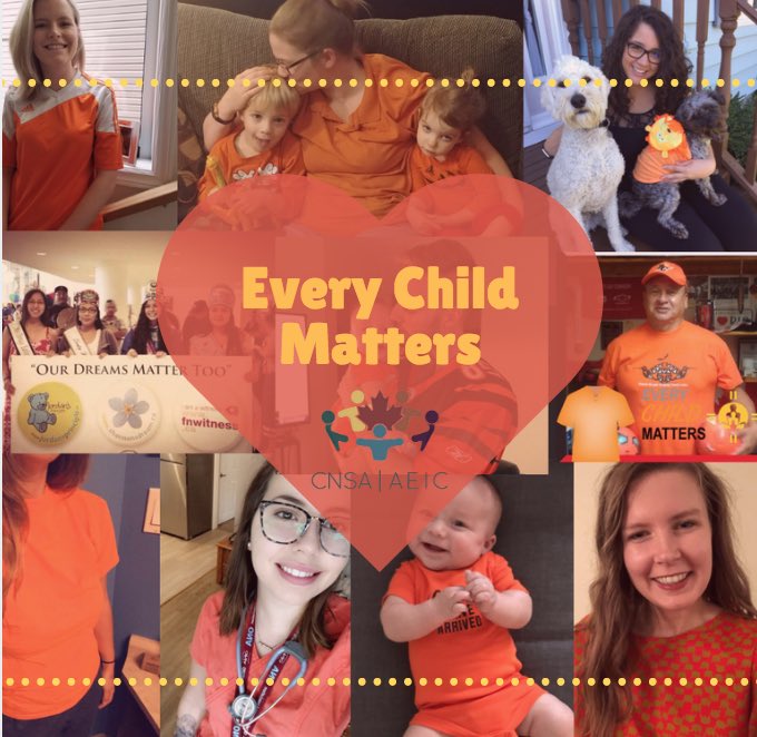 CNSA_AEIC's tweet photo. CNSA believes that #EveryChildMatters. L’AEIC croit que #ChaqueEnfantCompte. Join us/joindre à nous! #OrangeShirtDay https://t.co/x9Zj3q1N2t