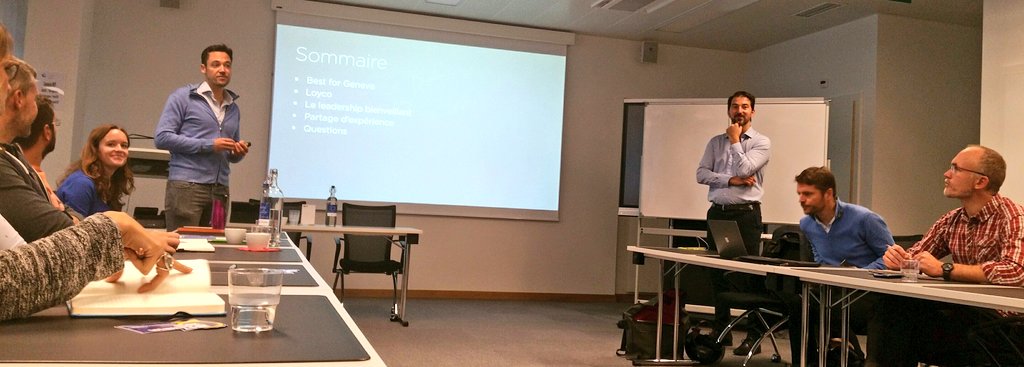 sophieconchon's tweet photo. A Genève ce matin pour échanger sur le leadership bienveillant et la gouvernance dynamique avec @loycosa #bestforgeneva #BeTheChange https://t.co/id2qZRblMB