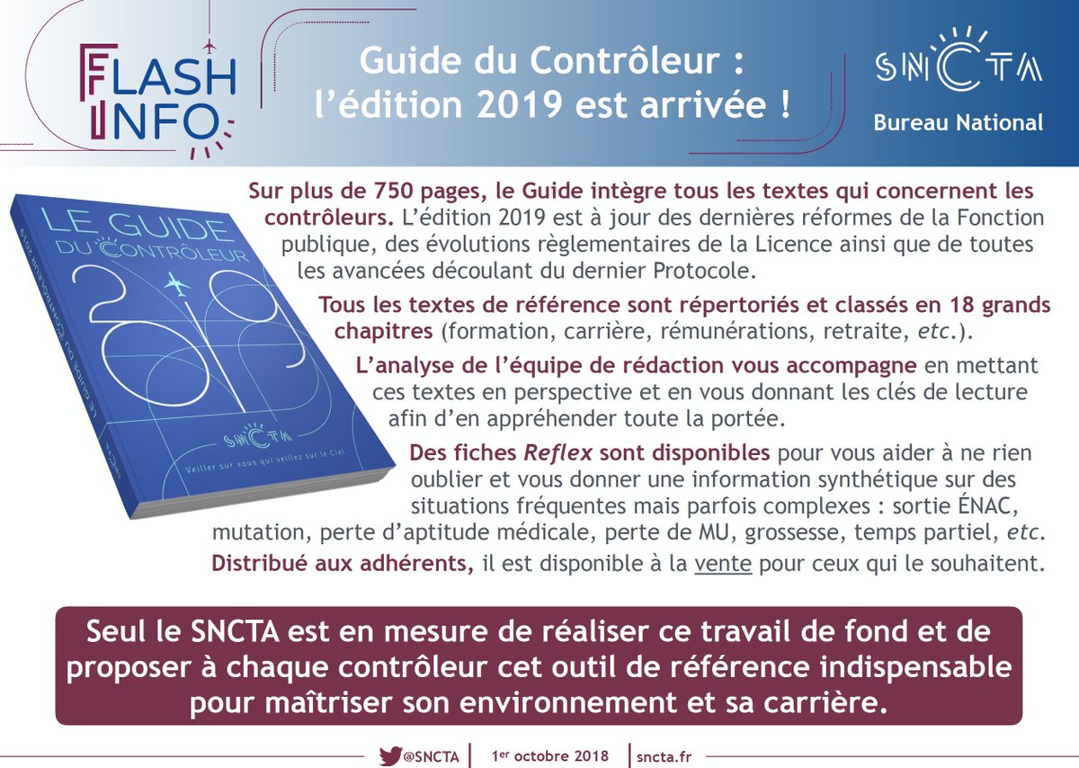 SNCTA's tweet photo. IL EST LÀ !
Le nouveau Guide du Contrôleur est arrivé ! Avec 1,1kg d'expertise et 750 pages, il est entièrement à jour des mesures protocolaires.
Gratuit pour les #AdhérentsSNCTA, 15€ pour les autres : demandez-le vite avant qu'il n'y en ait plus !
https://t.co/fm4020NJdD https://t.co/VUBGEBts2V