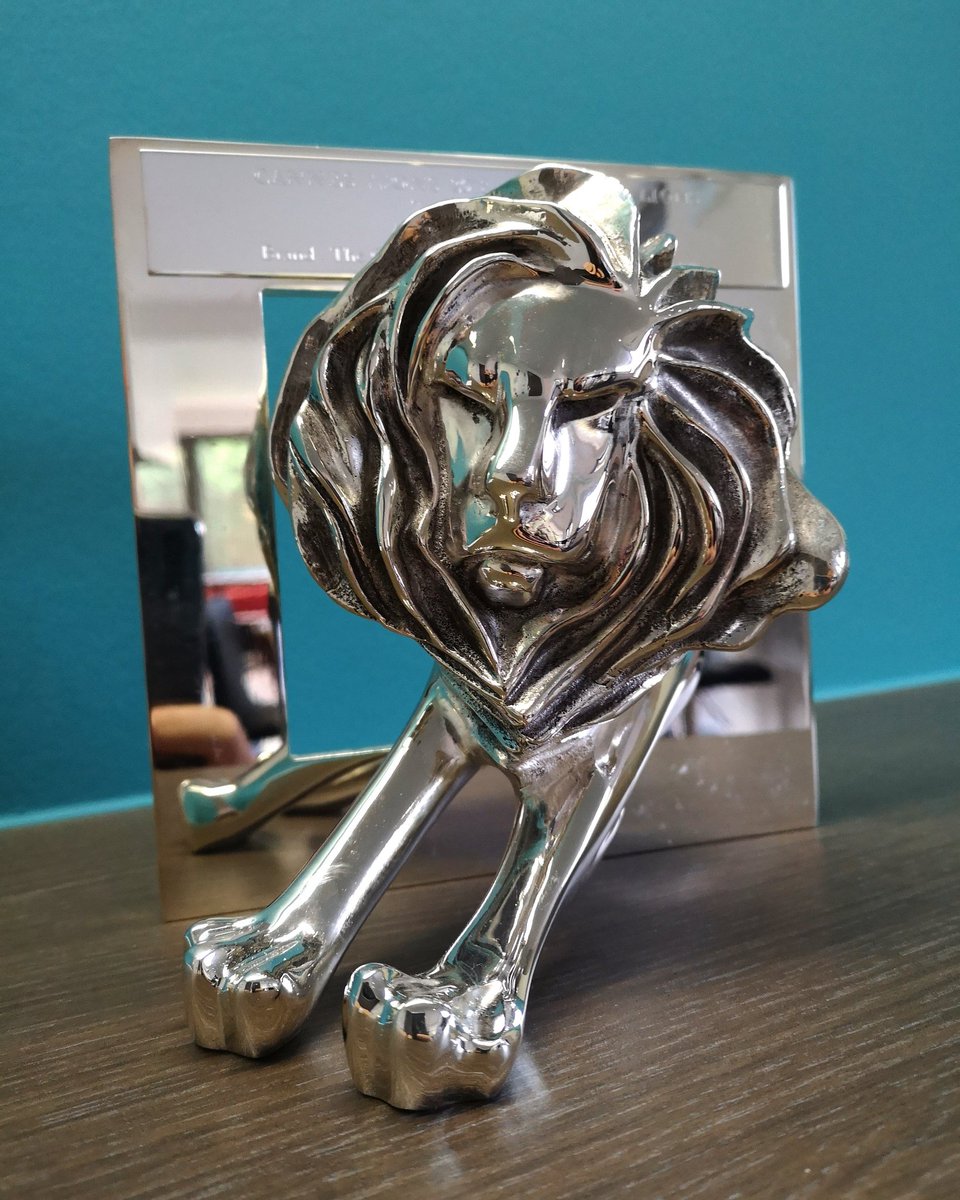 Very proud to have won 5 Lions @Cannes_Lions this year! Thank you @ToolofNA for sending us this beauty... ❤️🙏 #PlayTheCity #VolvoHR90 #AR #AI