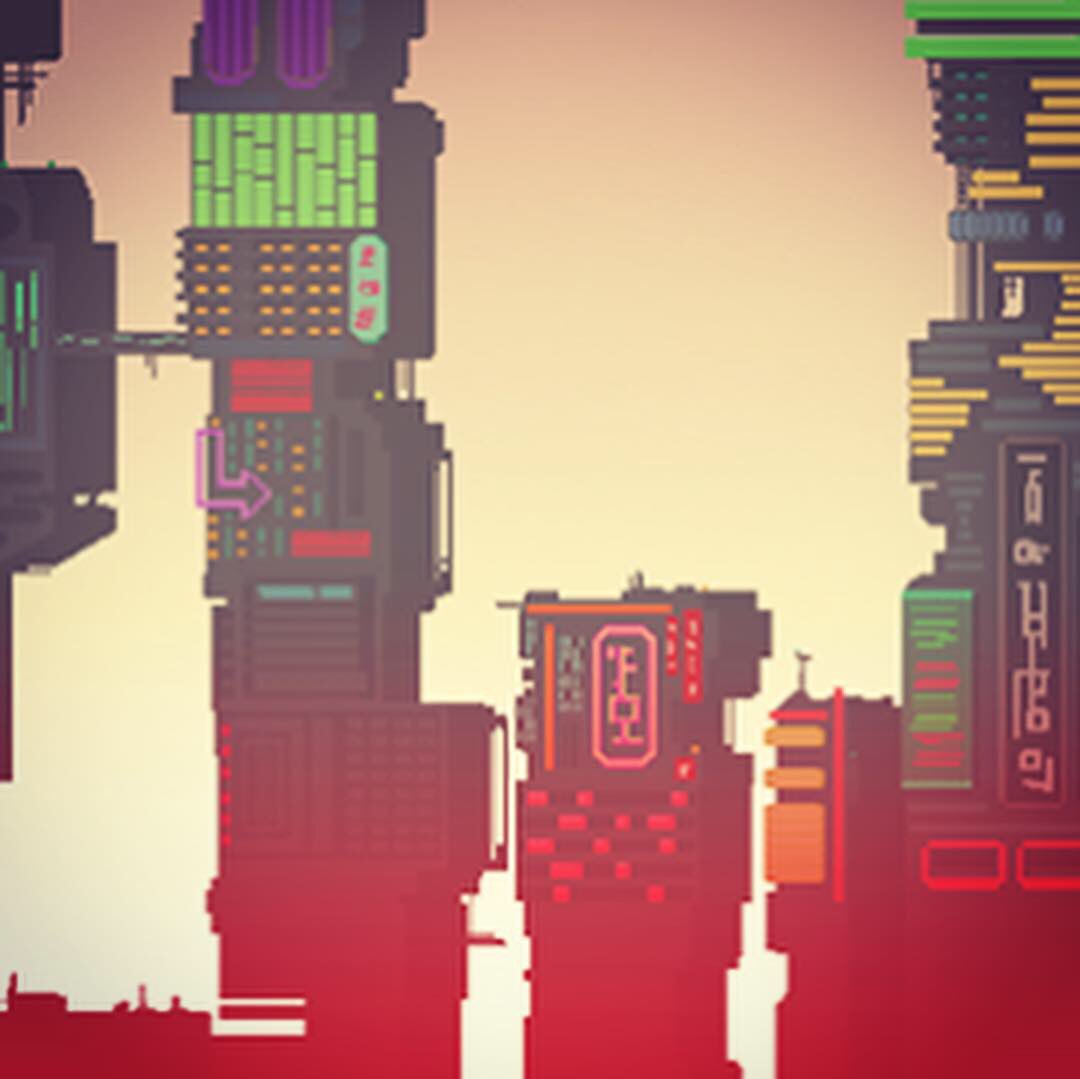 2D Pixel Art CYBERPUNK Backgrounds, 2D Building