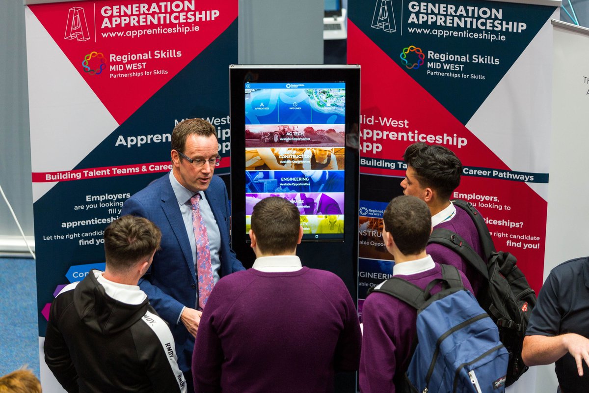 skillsmidwest's tweet photo. New Mid-West apprenticeship app will help inform career choice increase apprentice numbers and help employers build talent teams at no cost https://t.co/f0q3prlIKM @LimClareETB_FET @TipperaryETB @apprenticesIrl https://t.co/LX0CDOrSHI