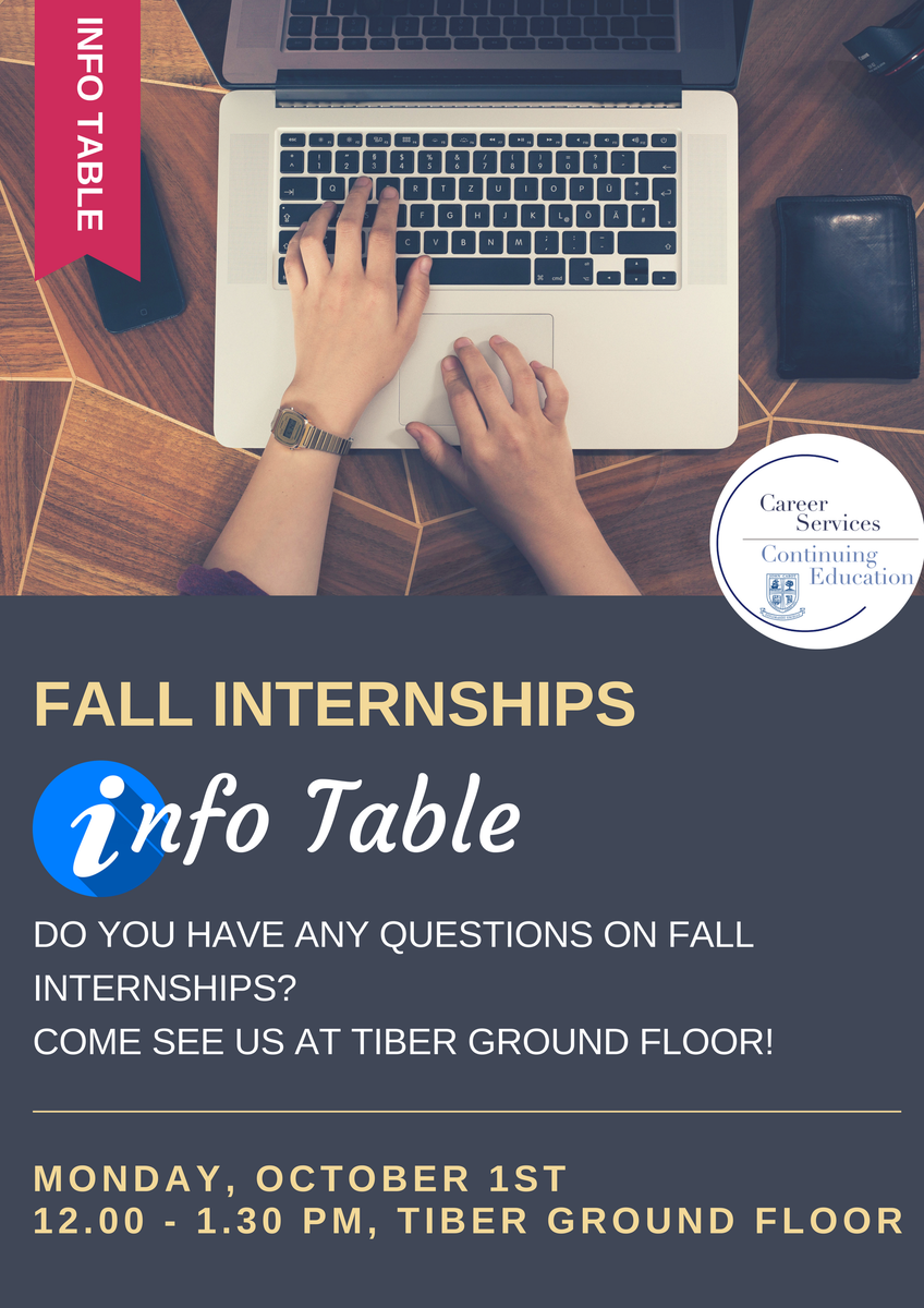 JohnCabotCSC_CE's tweet photo. #TODAY at @JohnCabotRome, Tiber Campus 12.00 - 1.30 PM ๐ค Meet us and ask #questions about your application for an #internship or #job opportunity this semester! #students #careers #professionaldevelopment #infotable #careerservices #professionals #jobs #internships #careeradvice https://t.co/nvuCmifWYK