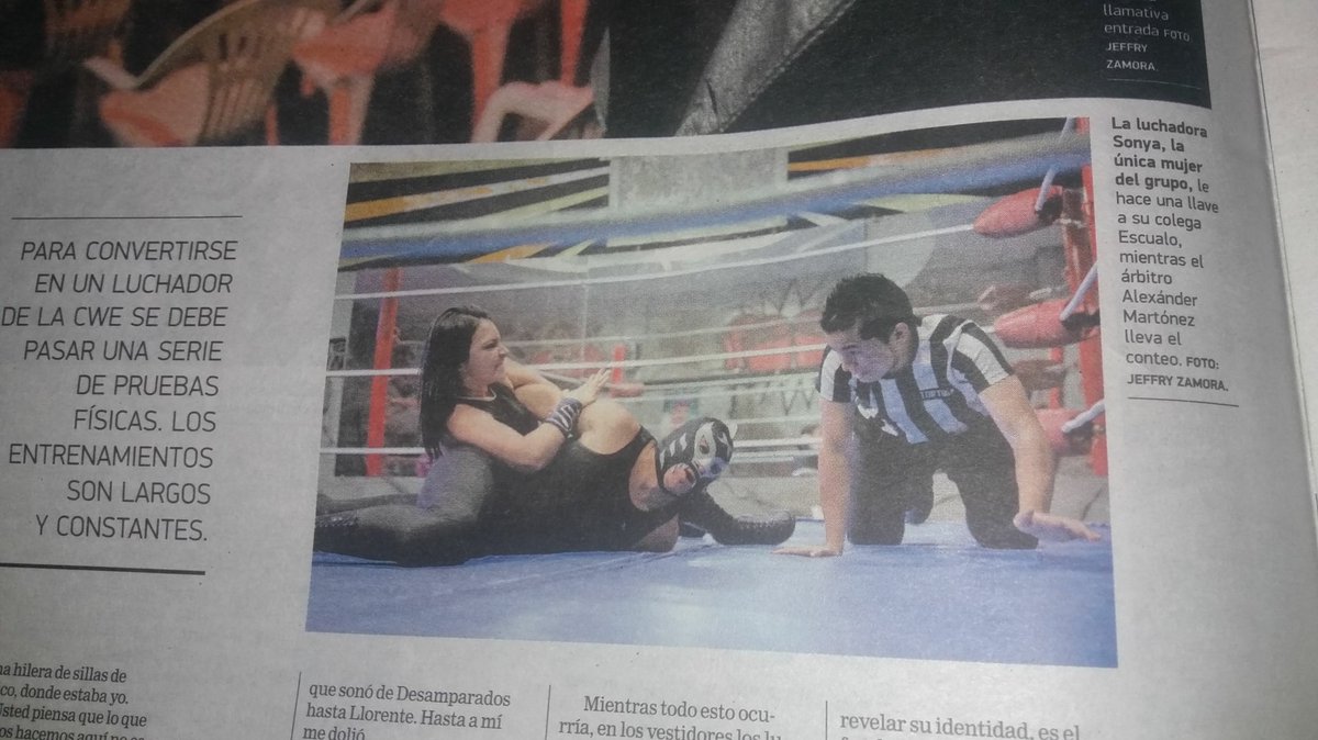 TortugaCWE's tweet photo. Aqui un recuerdo del la Revista Dominical

#SoloDos
#CWE
#UnaSemanaDespues https://t.co/JEQ1IDXR3p