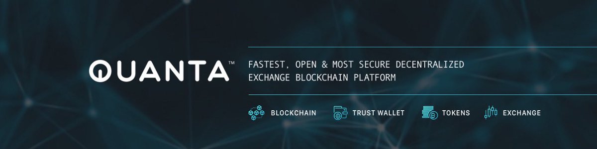 PromptCentralX's tweet photo. #QuantaChain is first public blockchain to build faster dex exchange.
- cross chain architecture.
- orderbook matching.
- 5M rx/s at 1 < sec latency.
Whitepaper: https://t.co/ljCLgUKhx1
#crypto #blockchain #dex #quantadex #decentralize #bitcoin #ethereum https://t.co/e5xzNnPkWG