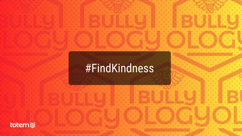 totem_pd's tweet photo. Join us, #twitterverse! We’ll be working to #FindKindness all thru October! #bullyology https://t.co/1BB1UTYQja