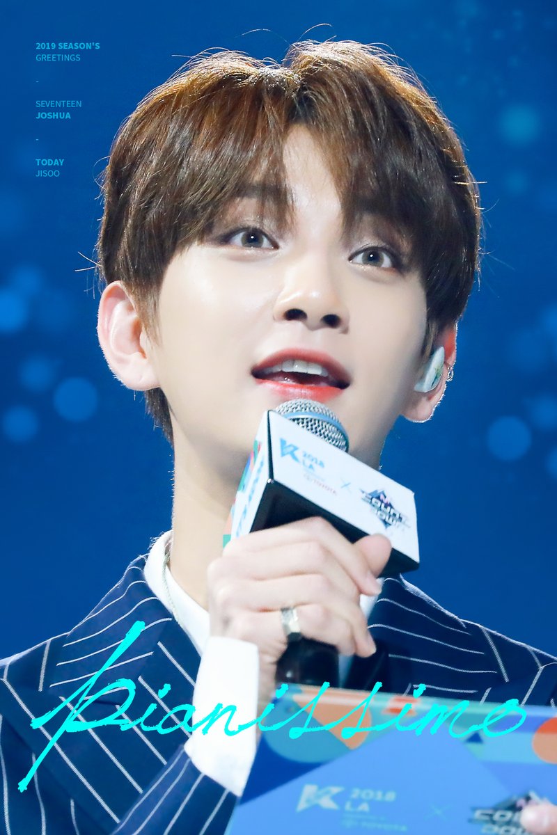 OnniesPick's tweet photo. #JOSHUA 2019 Season's Greetings-Pianissimo by @TodayJisoo💝

🇲🇾Pre-order 1/10, 7pm; All-order 12/10
👉Calendar / Monthly Scheduler
🎁Poster, Postcard, Luggage Sticker etc
🌸Pre-order Gift: Lanyard, ID card
📌Full List: https://t.co/uYuC1RDEHl

#Seventeen #세븐틴 #조슈아 #홍지수 https://t.co/nPXSudsI7g