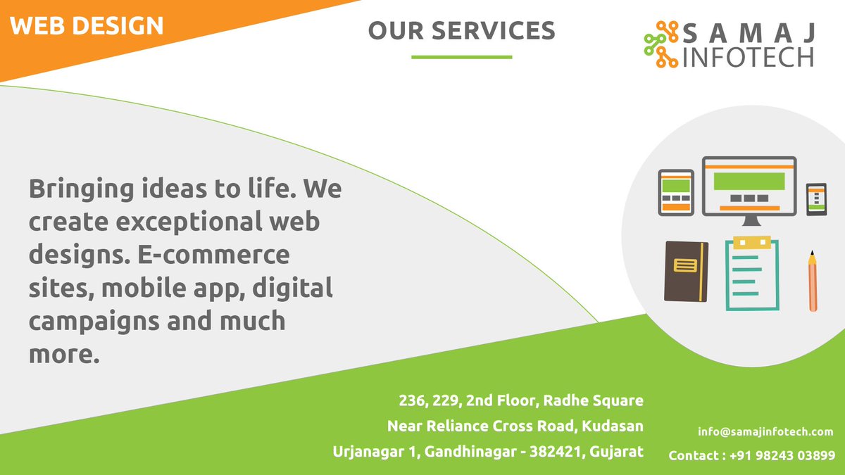 xopple_infotech's tweet photo. Our creative designers are skilled in turning digital ideas into life with #interactive and #creative web design.
#WebDesign #WebsiteDesign #ResponsiveWebDesign #CustomWebDesign #eCommerceWebDesign #CorporateWebDesign #RobustWebsiteDesign #AttractiveWebDesign https://t.co/rWbZ4HsCwB
