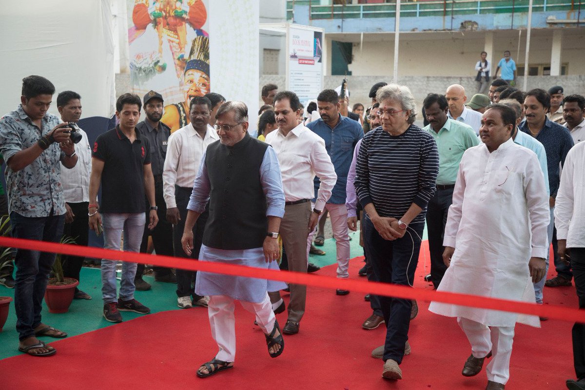 Comdoab's tweet photo. Inauguration of a grand book festival of NBT and Tourism Department  by Hon'ble Administrator Shri Praful Patel. Immense hard work of entire team eventually paid off. Please do visit and don't miss the opportunity. https://t.co/lJJNKS8e8i